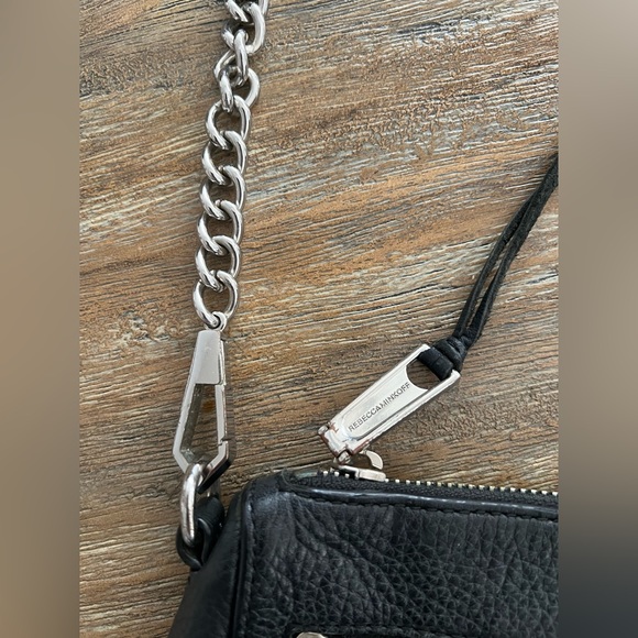 Black leather vintage Rebecca Minkoff Purse - Picture 5 of 7